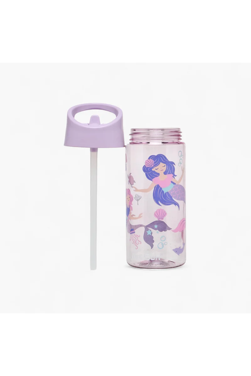 Gloo Mermaid Print Sipper Water Bottle - 420 ml